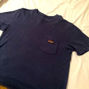 Navy blue SS pocket t-shirt